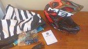 Casco integrale da enduro MET Parachute