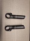 Bar end / prolunghe manubrio curve nere mtb Decathlon
