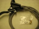 LEVA FRENO HOPE TECH V4 DX NERA, USATA MA IN OTTIME CONDIZIONI + TUBO IN TRECCIA