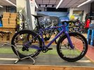 bici gravel carbon MEGAMO WEST 02 taglia M 2026 nuova colore Malva (ruote ZIPP 303 XPLR S 54mm)
